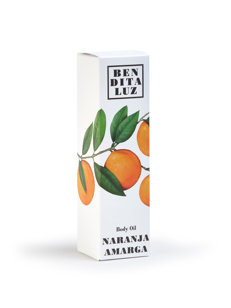 Huile corporelle à l'orange amère