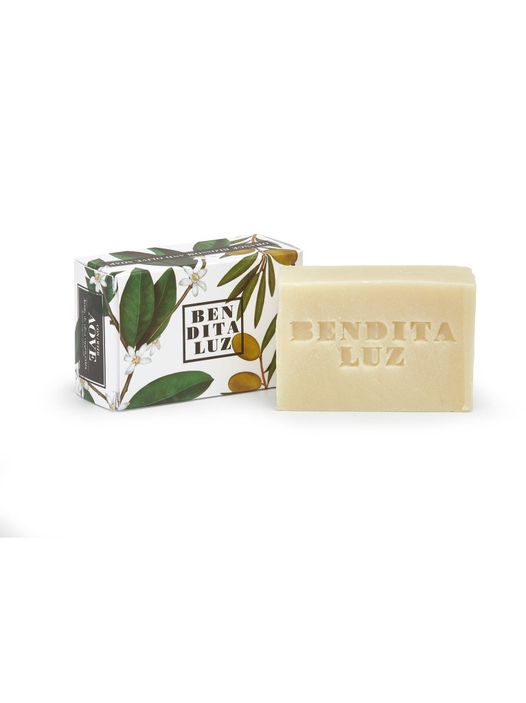 Orange blossom and olive leaf soap
